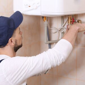 installing water heater